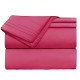 Double Brushed Soft Microfiber Hotel Style Bed Sheets, Deep Pocket Sheet Set