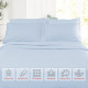 Double Brushed Soft Microfiber Hotel Style Bed Sheets, Deep Pocket Sheet Set