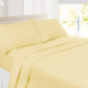 Double Brushed Soft Microfiber Hotel Style Bed Sheets, Deep Pocket Sheet Set
