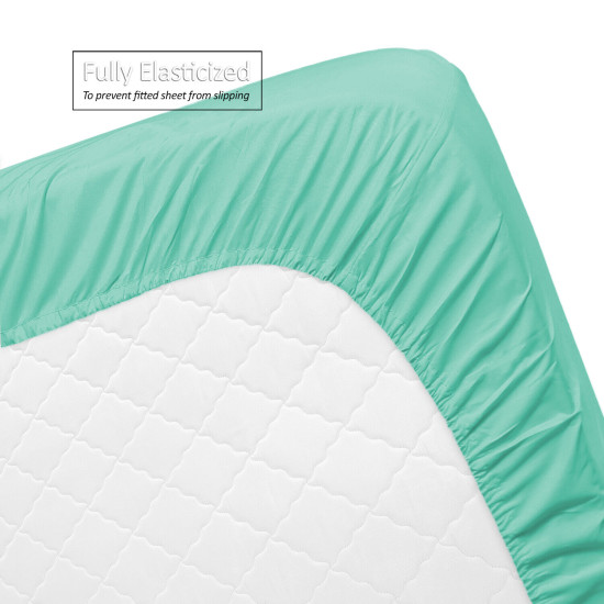 Double Brushed Soft Microfiber Hotel Style Bed Sheets, Deep Pocket Sheet Set