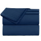 Double Brushed Soft Microfiber Hotel Style Bed Sheets, Deep Pocket Sheet Set