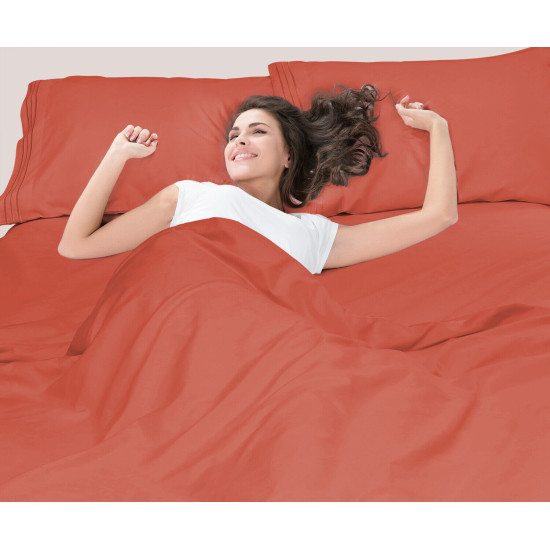 Double Brushed Soft Microfiber Hotel Style Bed Sheets, Deep Pocket Sheet Set
