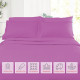 Double Brushed Soft Microfiber Hotel Style Bed Sheets, Deep Pocket Sheet Set