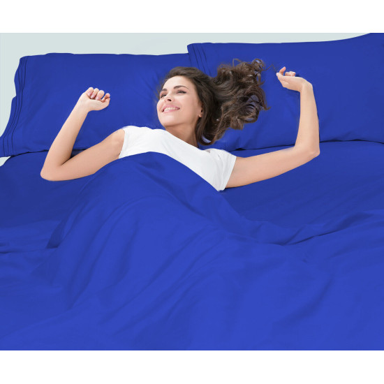 Double Brushed Soft Microfiber Hotel Style Bed Sheets, Deep Pocket Sheet Set