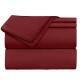 Double Brushed Soft Microfiber Hotel Style Bed Sheets, Deep Pocket Sheet Set