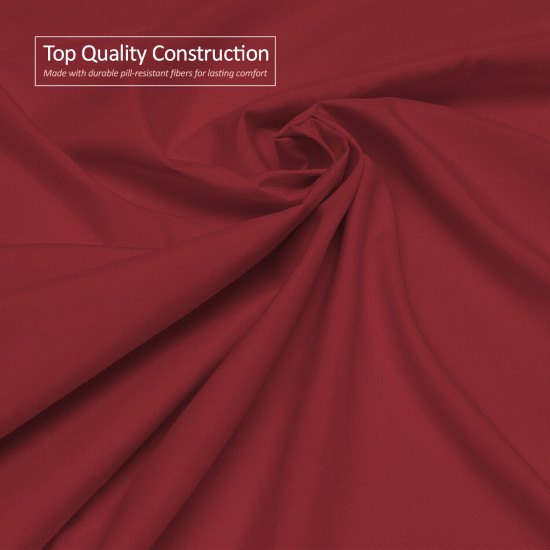 Double Brushed Soft Microfiber Hotel Style Bed Sheets, Deep Pocket Sheet Set