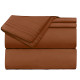 Double Brushed Soft Microfiber Hotel Style Bed Sheets, Deep Pocket Sheet Set