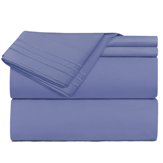 Double Brushed Soft Microfiber Hotel Style Bed Sheets, Deep Pocket Sheet Set