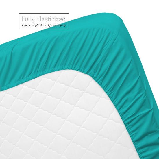 Double Brushed Soft Microfiber Hotel Style Bed Sheets, Deep Pocket Sheet Set