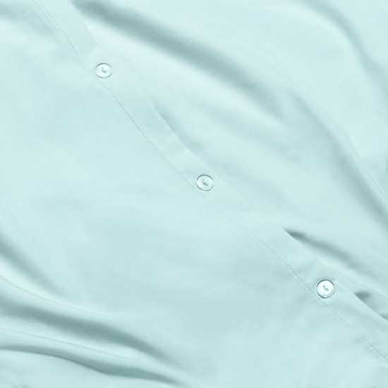 Duvet Cover Set Soft Brushed Comforter Cover W/Pillow Sham, Baby Blue - King