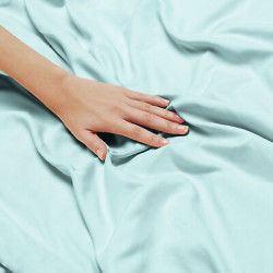 Duvet Cover Set Soft Brushed Comforter Cover W/Pillow Sham, Baby Blue - King