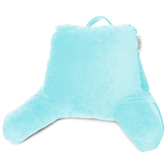 Bed Rest Reading Pillow for Kids & Teens Memory Foam TV Pillow With Arms Support