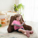 Bed Rest Reading Pillow for Kids & Teens Memory Foam TV Pillow With Arms Support