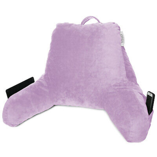Bed Rest Reading Pillow for Kids & Teens Memory Foam TV Pillow With Arms Support
