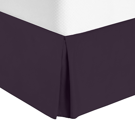 Twin or Twin XL Size Premium Hotel Luxury Pleated 14” Tailored Bed Skirt