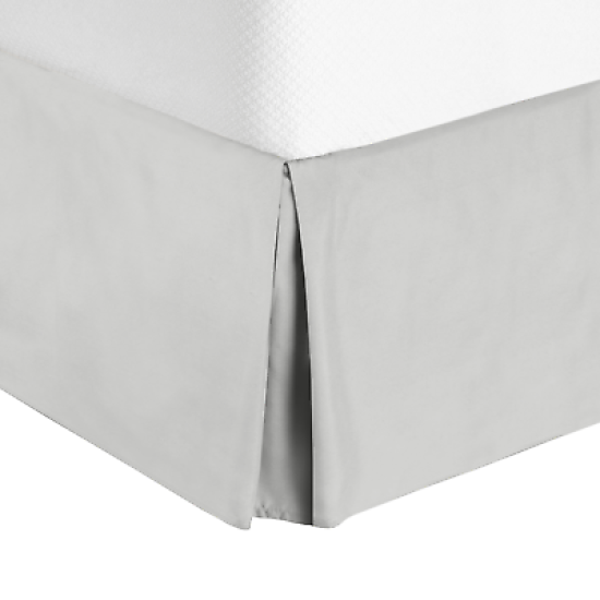 Twin or Twin XL Size Premium Hotel Luxury Pleated 14” Tailored Bed Skirt