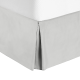 Twin or Twin XL Size Premium Hotel Luxury Pleated 14” Tailored Bed Skirt