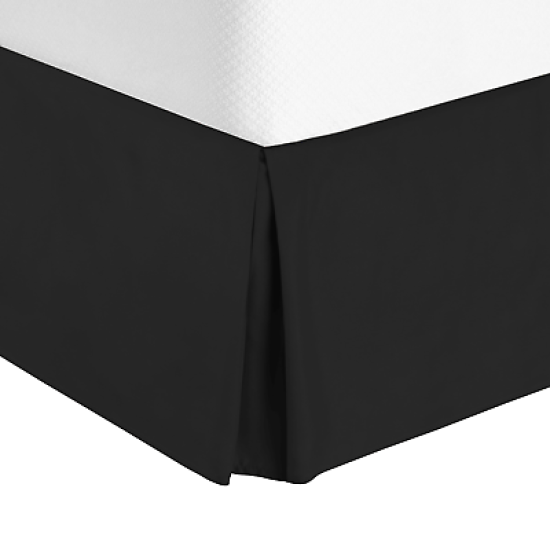 Twin or Twin XL Size Premium Hotel Luxury Pleated 14” Tailored Bed Skirt