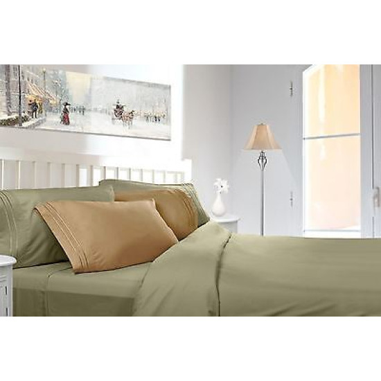 1800 Collection 6 Piece Deep Pocket Bed Sheet Sets - *Shop The New Look*