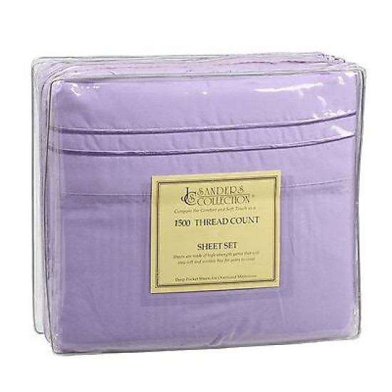 1500 Microfiber Thread Count 4 Piece Bed Sheet Set Many Sizes & Colors Available