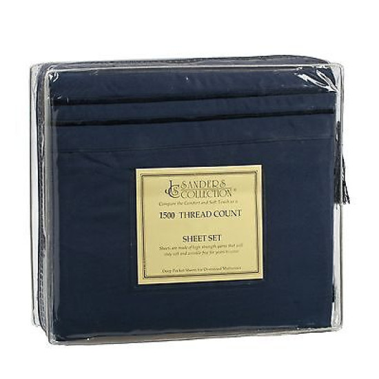 1500 Microfiber Thread Count 4 Piece Bed Sheet Set Many Sizes & Colors Available