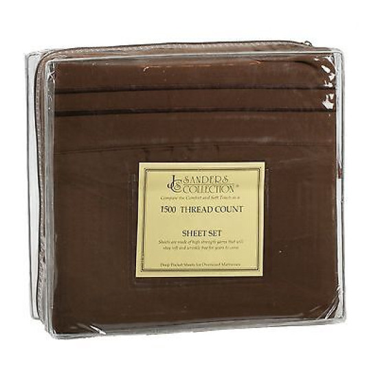 1500 Microfiber Thread Count 4 Piece Bed Sheet Set Many Sizes & Colors Available
