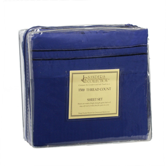 1500 Microfiber Thread Count 4 Piece Bed Sheet Set Many Sizes & Colors Available