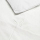 Duvet Cover Set Soft Brushed Comforter Cover W/Pillow Sham, White - Cal King