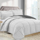 3 Piece Reversible Down Alternative Comforter Set - Comforter with Shams