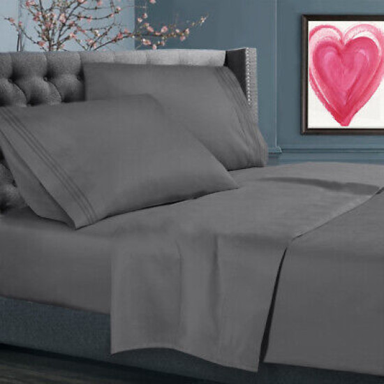 1500 Count 4 Piece Bed Sheet Set All Colors And Sizes Available