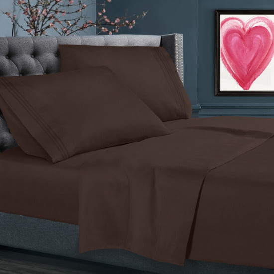 1500 Count 4 Piece Bed Sheet Set All Colors And Sizes Available