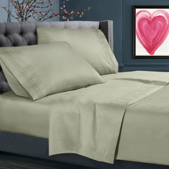 1500 Count 4 Piece Bed Sheet Set All Colors And Sizes Available