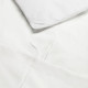 Duvet Cover Set Soft Brushed Comforter Cover W/Pillow Sham, White - Full