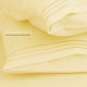 Premium Luxury Pleated Tailored Bed Skirt - 14” Drop Dust Ruffle, Twin - Yellow