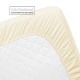 Premium Luxury Pleated Tailored Bed Skirt - 14” Drop Dust Ruffle, Twin - Yellow