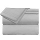 Premium Luxury Pleated Tailored Bed Skirt - 14” Drop Dust Ruffle, Twin - Yellow