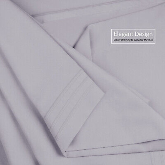Premium Luxury Pleated Tailored Bed Skirt - 14” Drop Dust Ruffle, Twin - Yellow