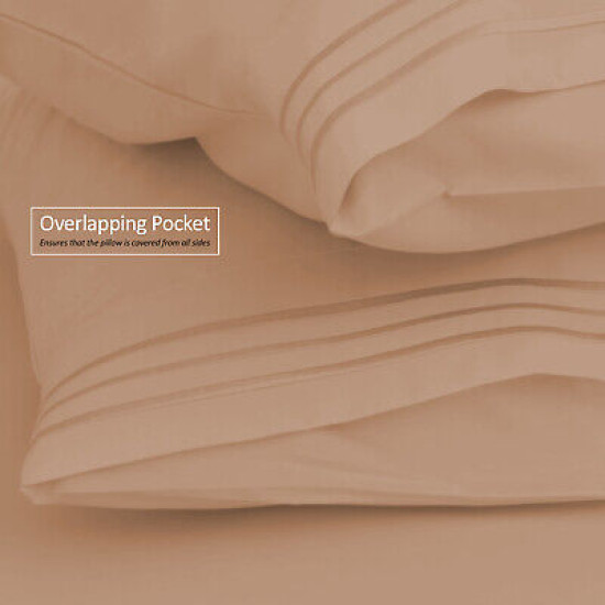 Premium Luxury Pleated Tailored Bed Skirt - 14” Drop Dust Ruffle, Twin - Yellow