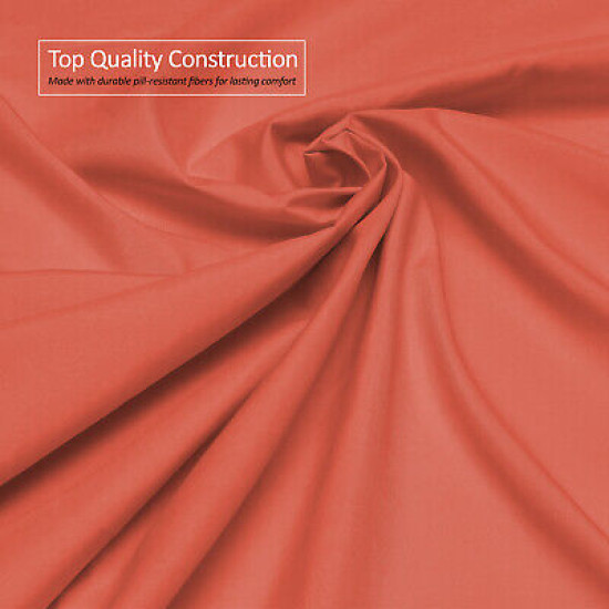 Premium Luxury Pleated Tailored Bed Skirt - 14” Drop Dust Ruffle, Twin - Yellow