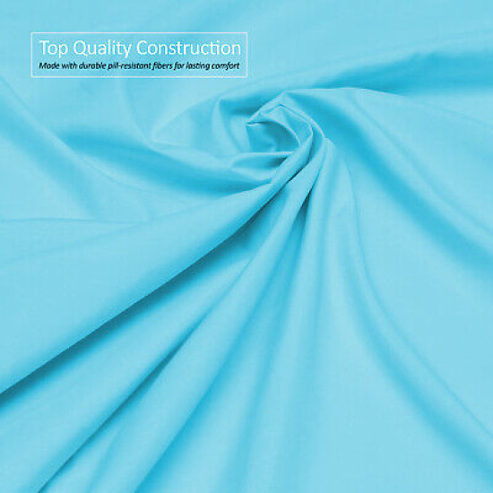 Premium Luxury Pleated Tailored Bed Skirt - 14” Drop Dust Ruffle, Twin - Yellow