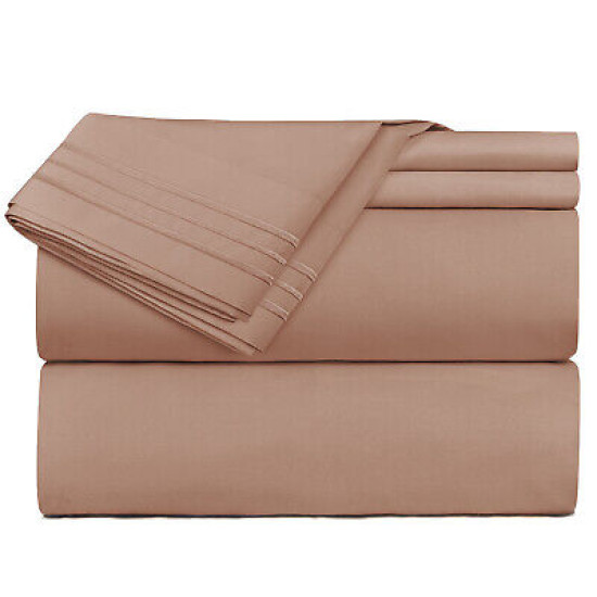 Premium Luxury Pleated Tailored Bed Skirt - 14” Drop Dust Ruffle, Twin - Yellow