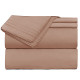 Premium Luxury Pleated Tailored Bed Skirt - 14” Drop Dust Ruffle, Twin - Yellow