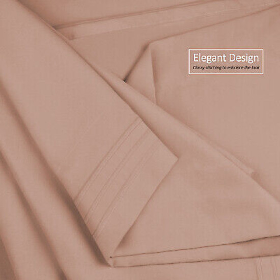 Premium Luxury Pleated Tailored Bed Skirt - 14” Drop Dust Ruffle, Twin - Yellow