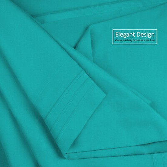 Premium Luxury Pleated Tailored Bed Skirt - 14” Drop Dust Ruffle, Twin - Yellow