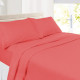 Premium Luxury Pleated Tailored Bed Skirt - 14” Drop Dust Ruffle, Twin - Yellow