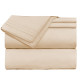Premium Luxury Pleated Tailored Bed Skirt - 14” Drop Dust Ruffle, Twin - Yellow