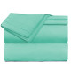 Premium Luxury Pleated Tailored Bed Skirt - 14” Drop Dust Ruffle, Twin - Yellow