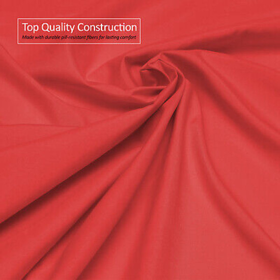 Premium Luxury Pleated Tailored Bed Skirt - 14” Drop Dust Ruffle, Twin - Yellow