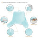 Super Soft Reading & TV Pillow Bed Rest Pillow Arms Support With Pockets - Aqua