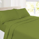 Set of 4 Piece Hotel Luxury Bed Sheet Set and 2 Hypoallergenic Bamboo Pillows